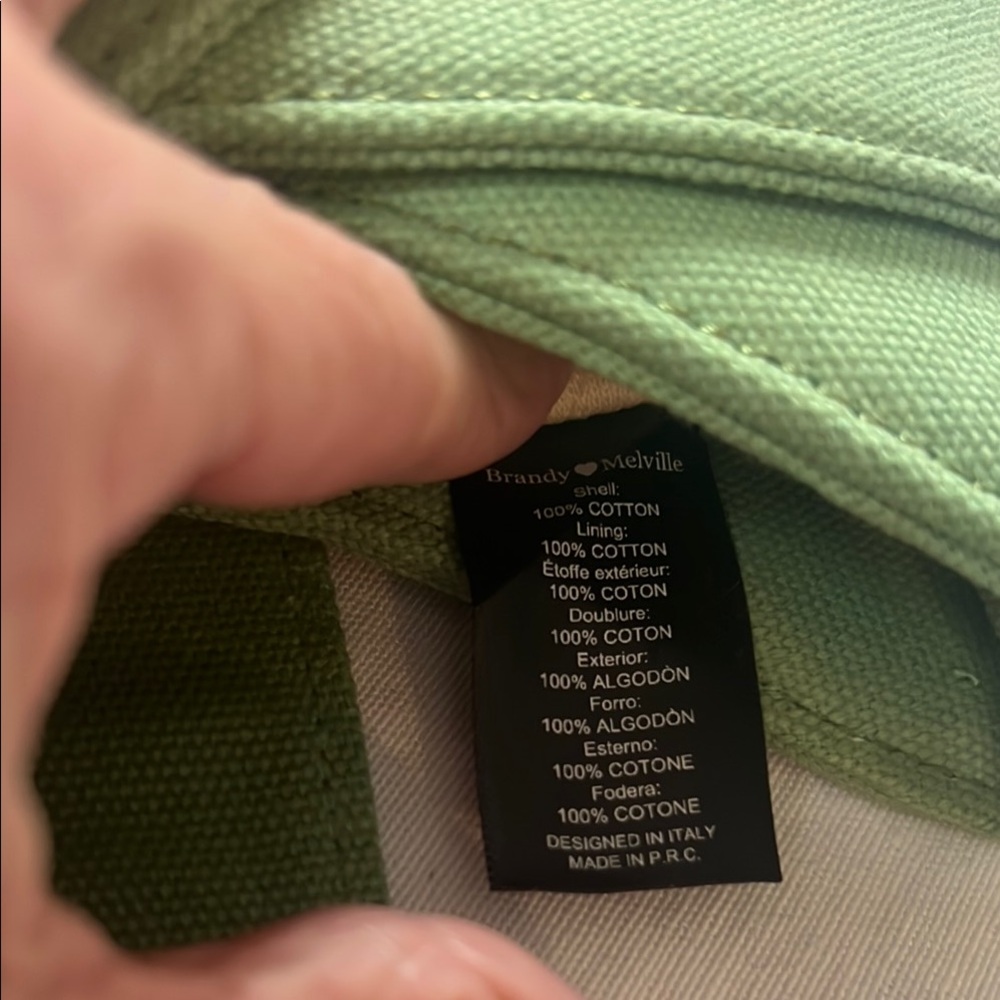 Brandy Melville Green Shoulder Bag - Picture 6 of 9